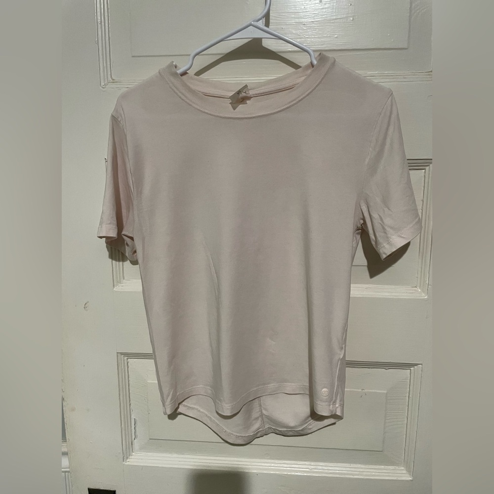 Calia Soft Pink Short Sleeve Tee, XS